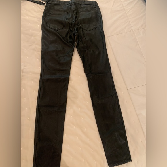 Blank NYC Jeans Blanknyc Vegan Leather Skinny Jeans Nwt Size 25